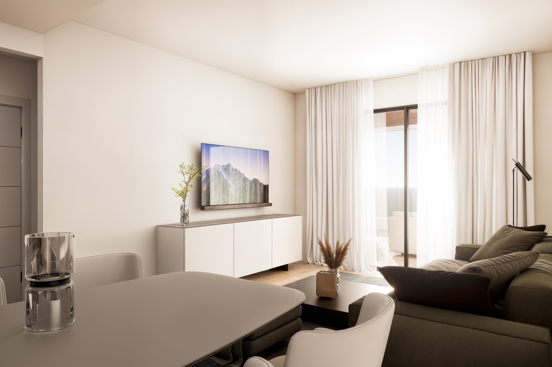 Квартира в Финестрат, Аликанте, Испания 2 спальни, 98м2 №127640