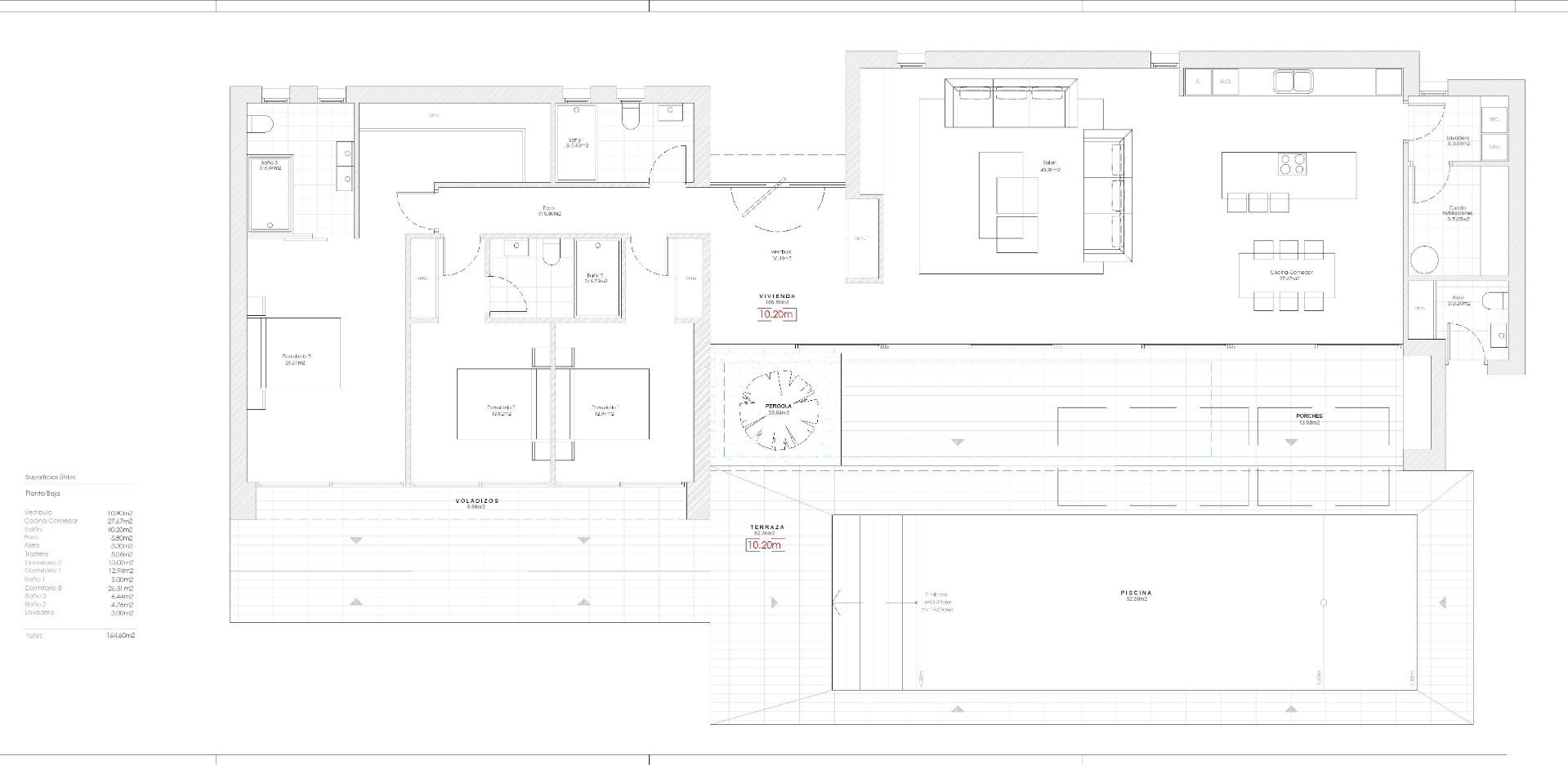 Huvila Calpe, Alicante, Espanja 3 makuuhuonetta, 249 m2 No. 128474
