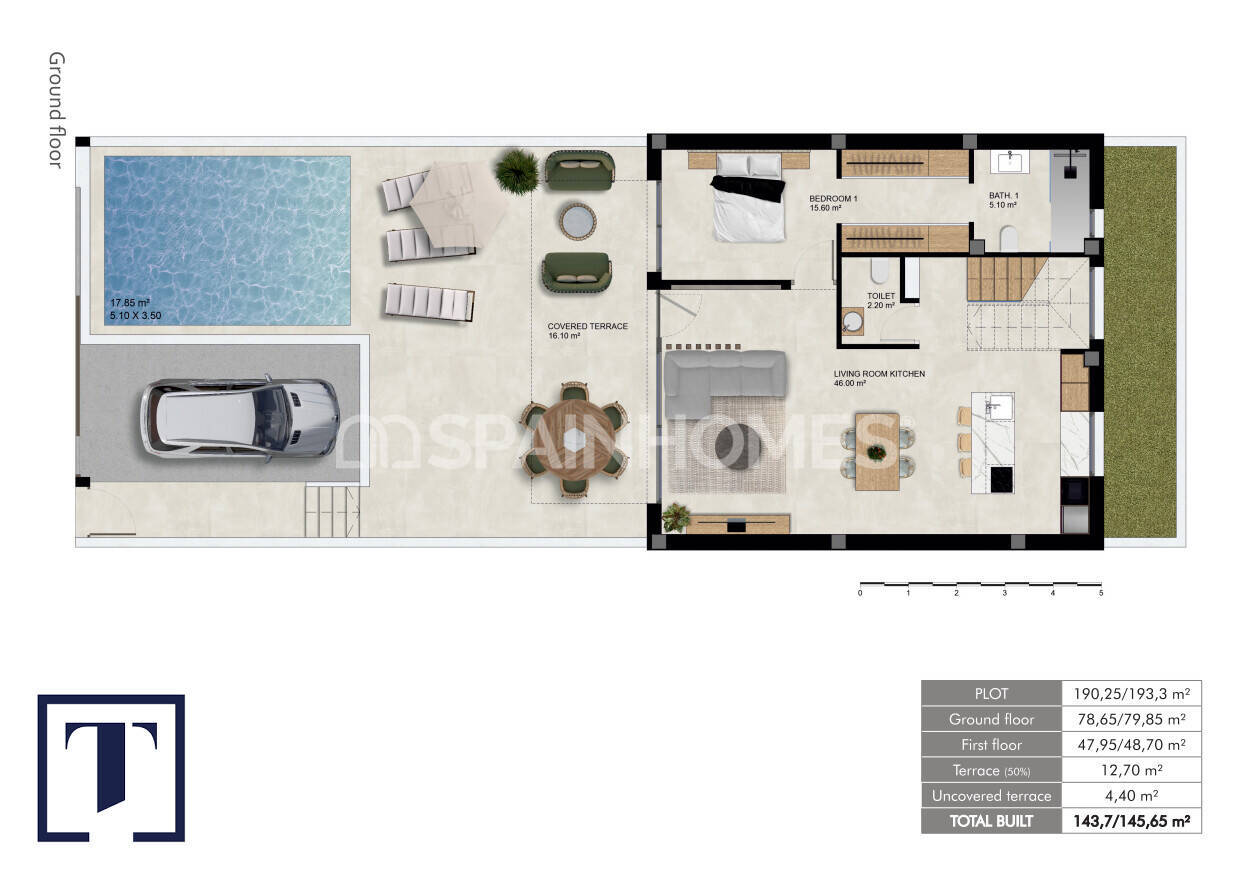 Villa i Dolores, Alicante, Spanien 3 sovrum, 143 kvm. Nr. 132785