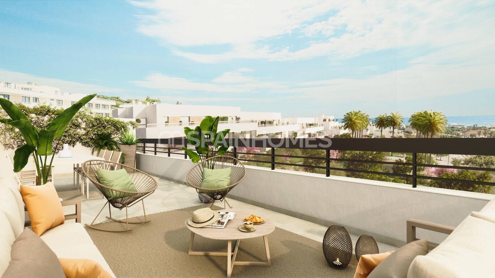 Lägenhet i Estepona, Malaga, Spanien 2 sovrum, 80 kvm. Nr. 131267